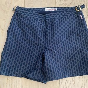 Orlebar Brown Bulldog mid length bull dog swim trunks size 30